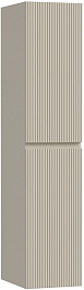 Sancos Шкаф пенал Snob T 35 подвесной бежевый матовый (beige soft) – фотография-1